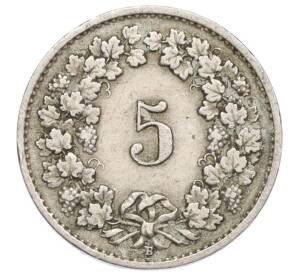 5 раппенов 1928 года Швейцария — Фото №2