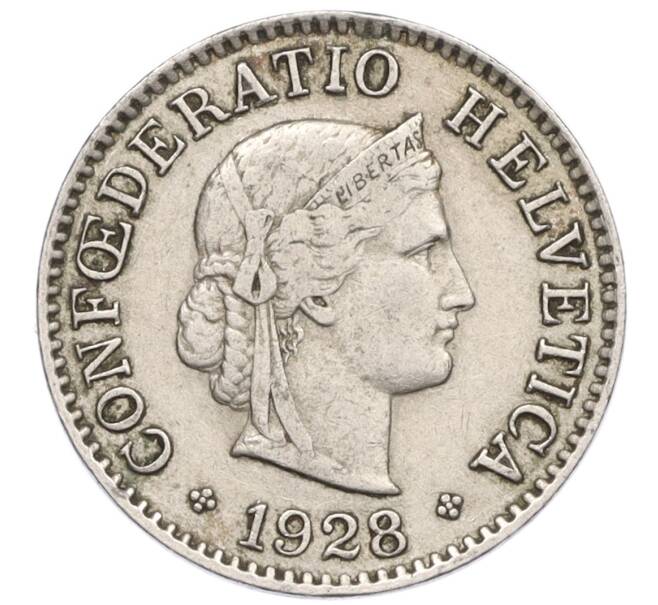 Монета 5 раппенов 1928 года Швейцария (Артикул: K12-23682) — Фото №1
