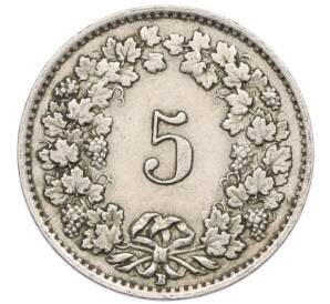 5 раппенов 1928 года Швейцария — Фото №2