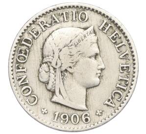 5 раппенов 1906 года Швейцария — Фото №1