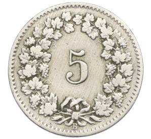 5 раппенов 1906 года Швейцария — Фото №2