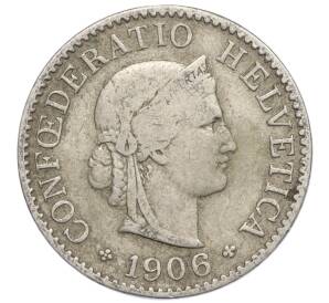 5 раппенов 1906 года Швейцария — Фото №1