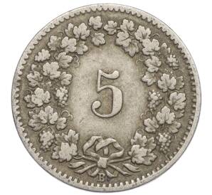 5 раппенов 1906 года Швейцария — Фото №2