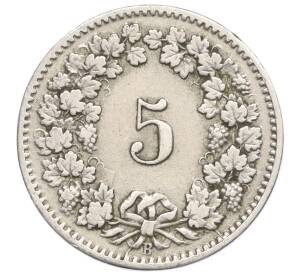 5 раппенов 1906 года Швейцария — Фото №2