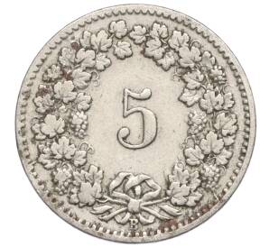 5 раппенов 1906 года Швейцария — Фото №2