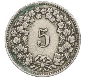 5 раппенов 1906 года Швейцария — Фото №2