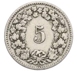 5 раппенов 1906 года Швейцария — Фото №2