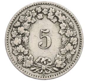 5 раппенов 1906 года Швейцария — Фото №2