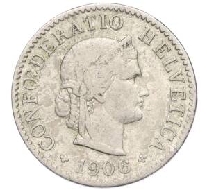 5 раппенов 1906 года Швейцария — Фото №1