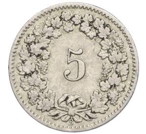 5 раппенов 1906 года Швейцария — Фото №2