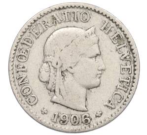 5 раппенов 1906 года Швейцария — Фото №1