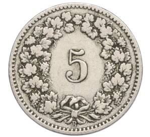 5 раппенов 1906 года Швейцария — Фото №2