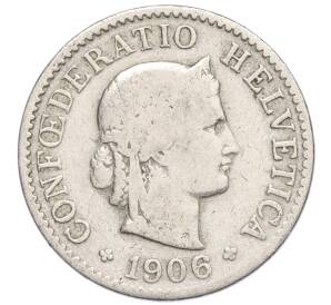 5 раппенов 1906 года Швейцария — Фото №1