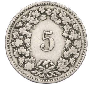 5 раппенов 1906 года Швейцария — Фото №2