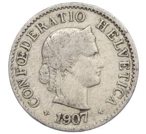 5 раппенов 1907 года Швейцария — Фото №1