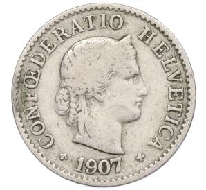 5 раппенов 1907 года Швейцария — Фото №1