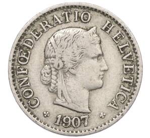 5 раппенов 1907 года Швейцария — Фото №1