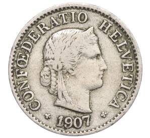 5 раппенов 1907 года Швейцария — Фото №1