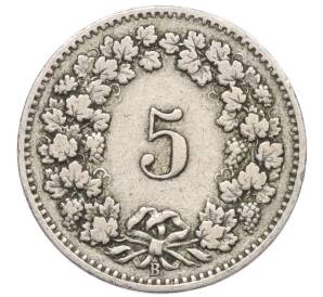 5 раппенов 1907 года Швейцария — Фото №2