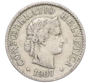 5 раппенов 1907 года Швейцария — Фото №1