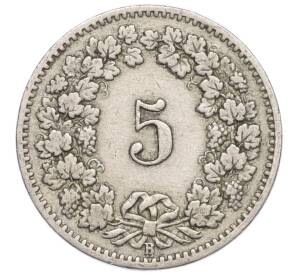 5 раппенов 1907 года Швейцария — Фото №2