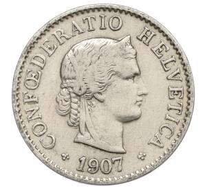 5 раппенов 1907 года Швейцария — Фото №1