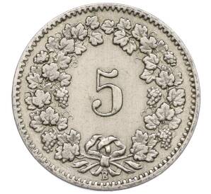 5 раппенов 1907 года Швейцария — Фото №2