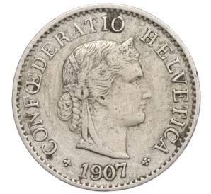 5 раппенов 1907 года Швейцария — Фото №1