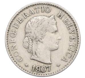 5 раппенов 1907 года Швейцария — Фото №1