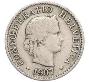 5 раппенов 1907 года Швейцария — Фото №1