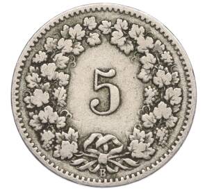 5 раппенов 1907 года Швейцария — Фото №2