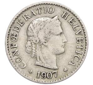 5 раппенов 1907 года Швейцария — Фото №1