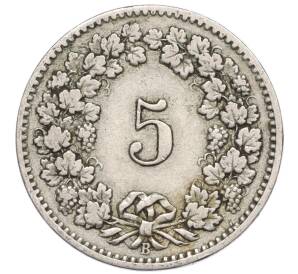 5 раппенов 1907 года Швейцария — Фото №2