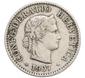 5 раппенов 1907 года Швейцария — Фото №1