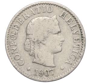 5 раппенов 1907 года Швейцария — Фото №1