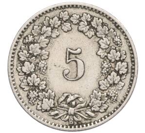 5 раппенов 1907 года Швейцария — Фото №2