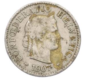 5 раппенов 1907 года Швейцария — Фото №1