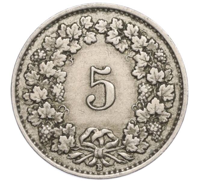 Монета 5 раппенов 1928 года Швейцария (Артикул: K12-23726) — Фото №2