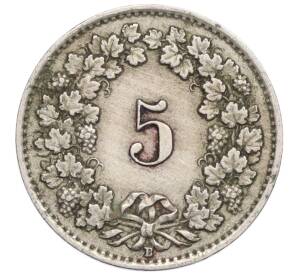 5 раппенов 1928 года Швейцария — Фото №2