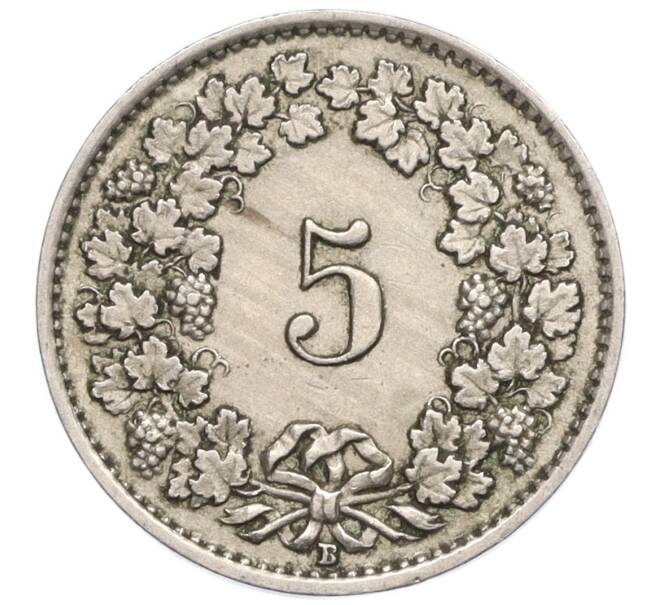 Монета 5 раппенов 1928 года Швейцария (Артикул: K12-23733) — Фото №2