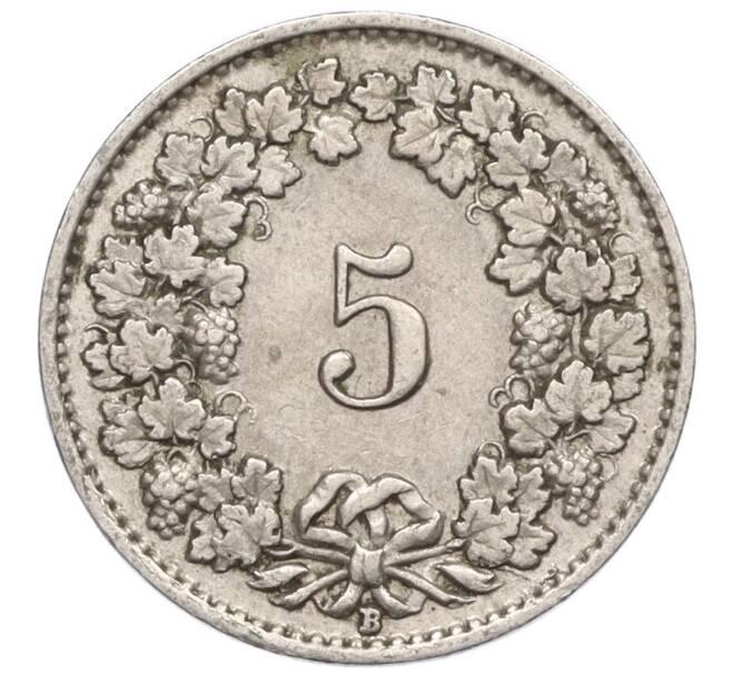 Монета 5 раппенов 1940 года Швейцария (Артикул: K12-23748) — Фото №2