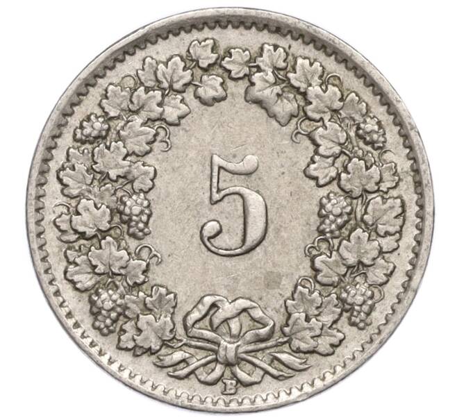 Монета 5 раппенов 1940 года Швейцария (Артикул: K12-23776) — Фото №2