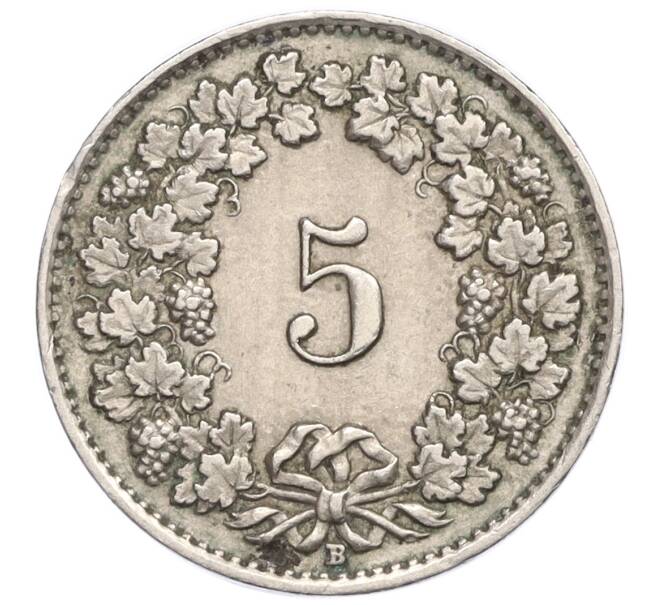 Монета 5 раппенов 1940 года Швейцария (Артикул: K12-23778) — Фото №2