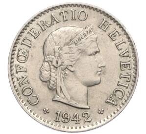 5 раппенов 1942 года Швейцария — Фото №1