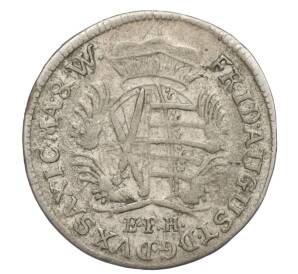 1/24 талера 1698 года Саксония — Фото №2