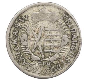 1/24 талера 1698 года Саксония — Фото №2