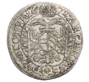 3 крейцера 1672 года Австрия (Вена) — Леопольд I — Фото №2