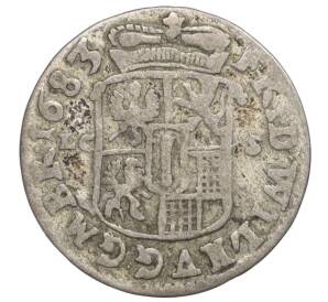 1/24 талера 1683 года Бранденбург-Пруссия — Фото №2
