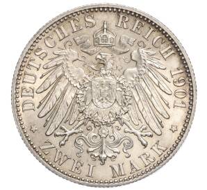 2 марки 1901 года Германия (Пруссия) «200 лет Пруссии» — Фото №2