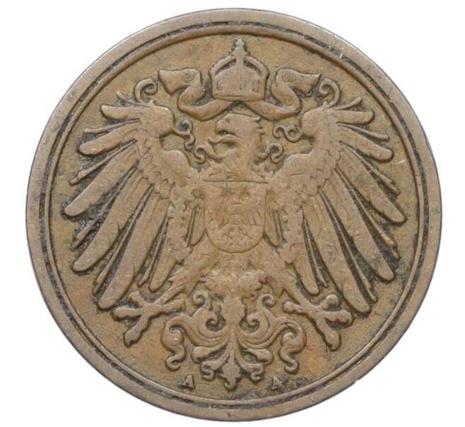 Монета 1 пфенниг 1892 года А Германия (Артикул: K12-23941) — Фото №2